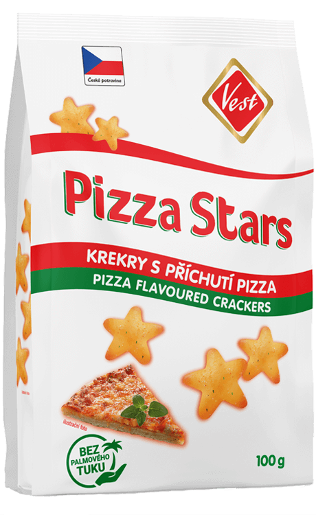 Vest Precle Pizza Stars