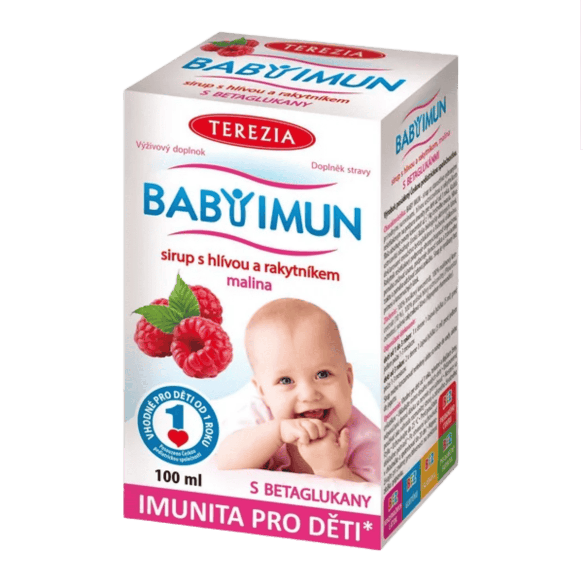 Terezia BABY IMUN Raspberry Syrup / BABY IMUN malinovy sirup