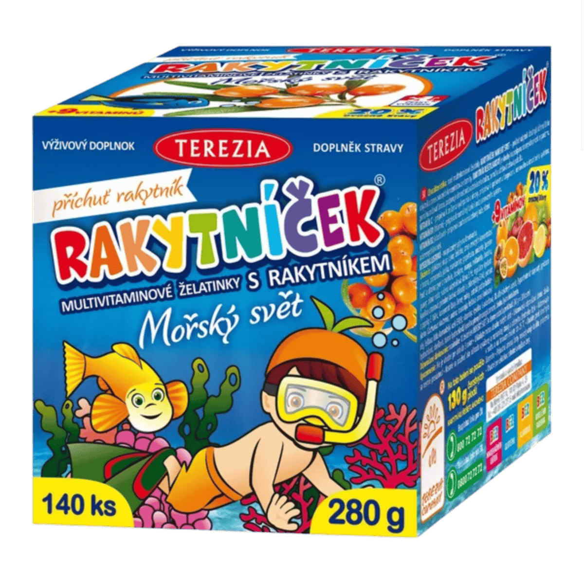 Terezia Rakytnicek Multivitamin Gummies Sea World / Rakytnicek multivitaminove zele Sea World