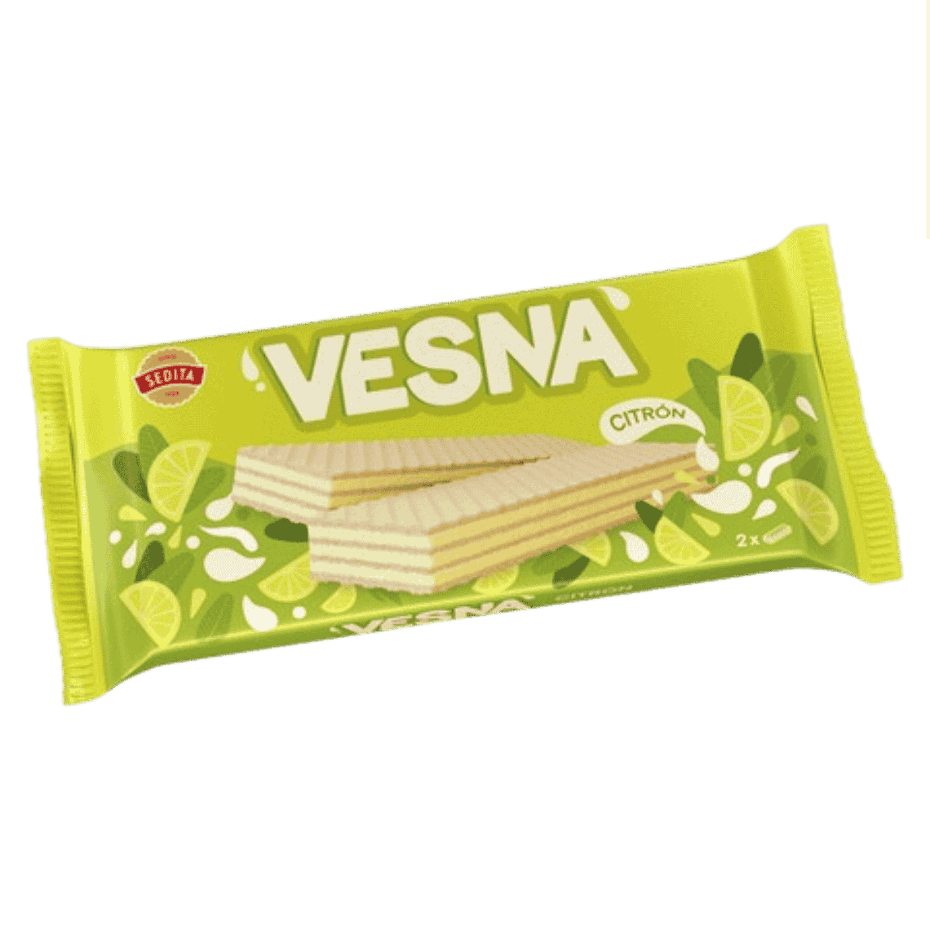 Sedita Vesna Lemon Cream Wafers / Vesna oplatky s mlecnou naplni s citronovou prichuti