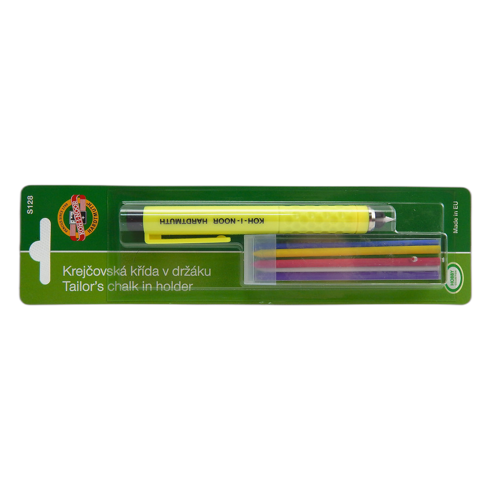 Koh-i-Noor S128 Tailor's Chalk Set of 6 with Pencil