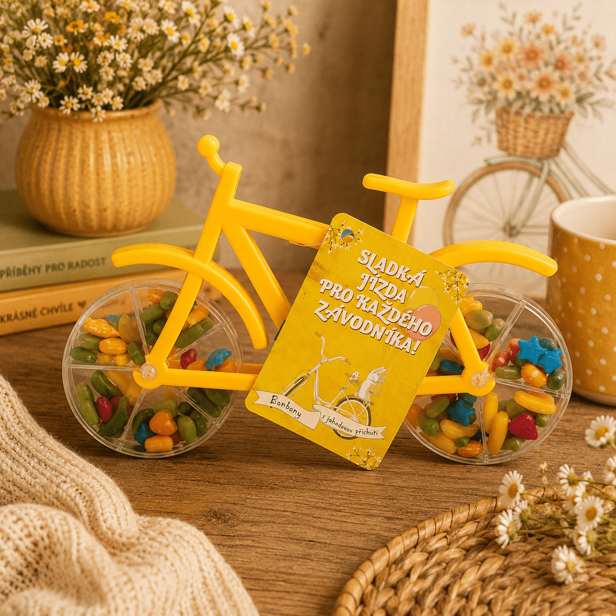 Strawberry-Flavoured Candies in an Orange Wheel – World Champion