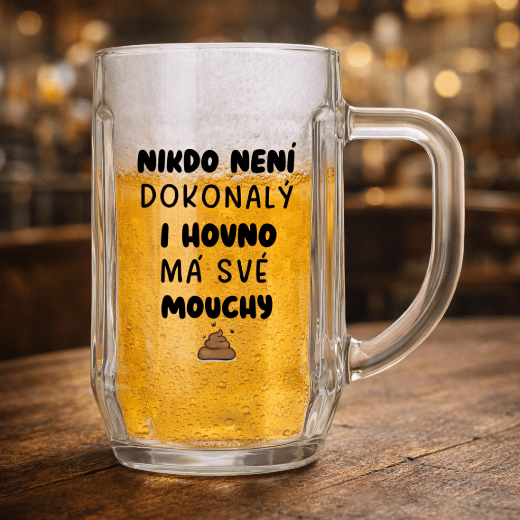 Gift Pint Glass in Box – Nobody Is Perfect