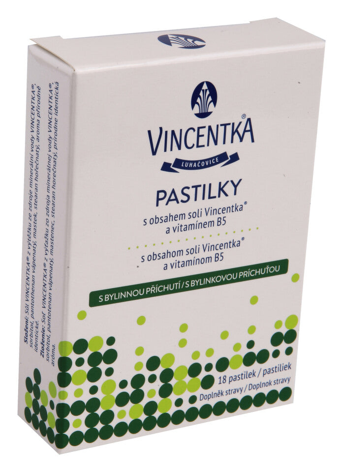 Vincentka Pastilles with Herbal Flavor