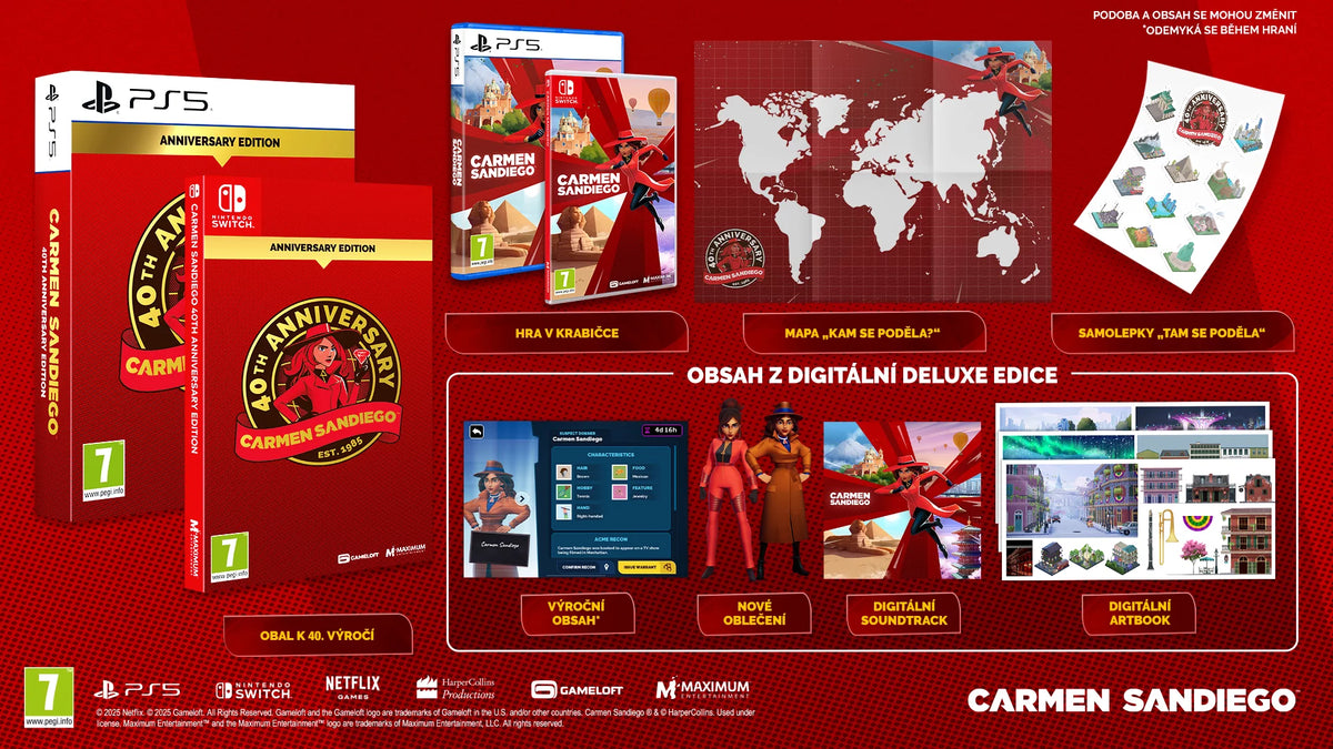 Carmen Sandiego – 40th Anniversary Edition (Nintendo Switch)