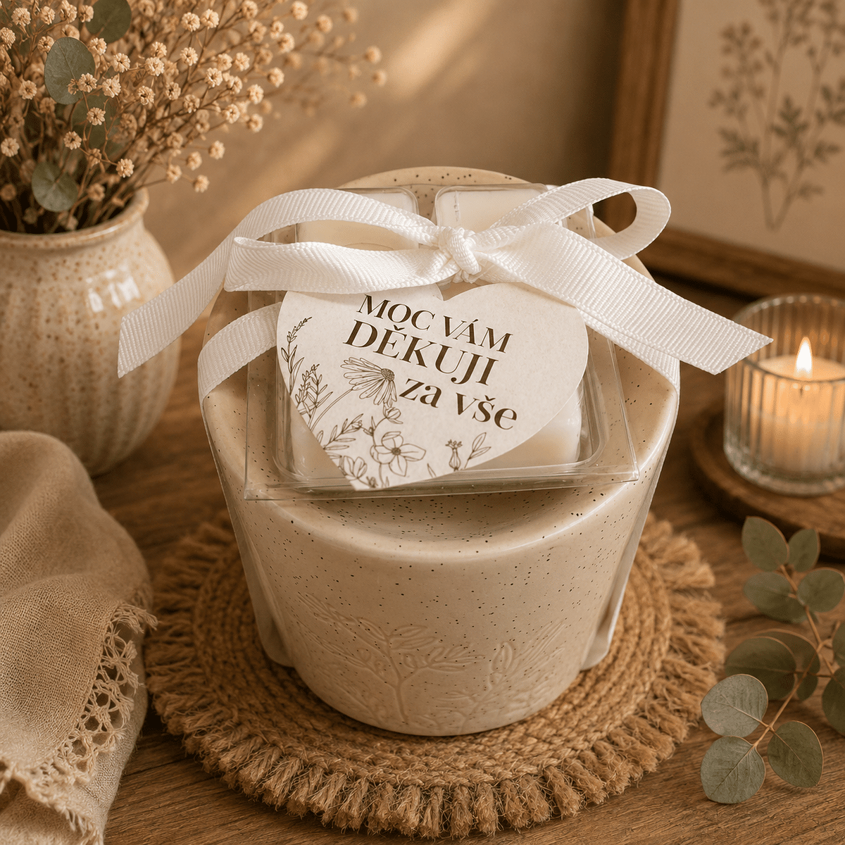Aroma Lamp with Scented Waxes – Thank You for Everything
