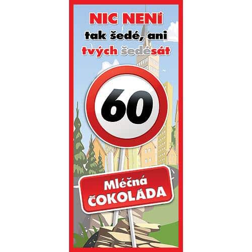 Milk Chocolate for a 60th Birthday – Best Wishes