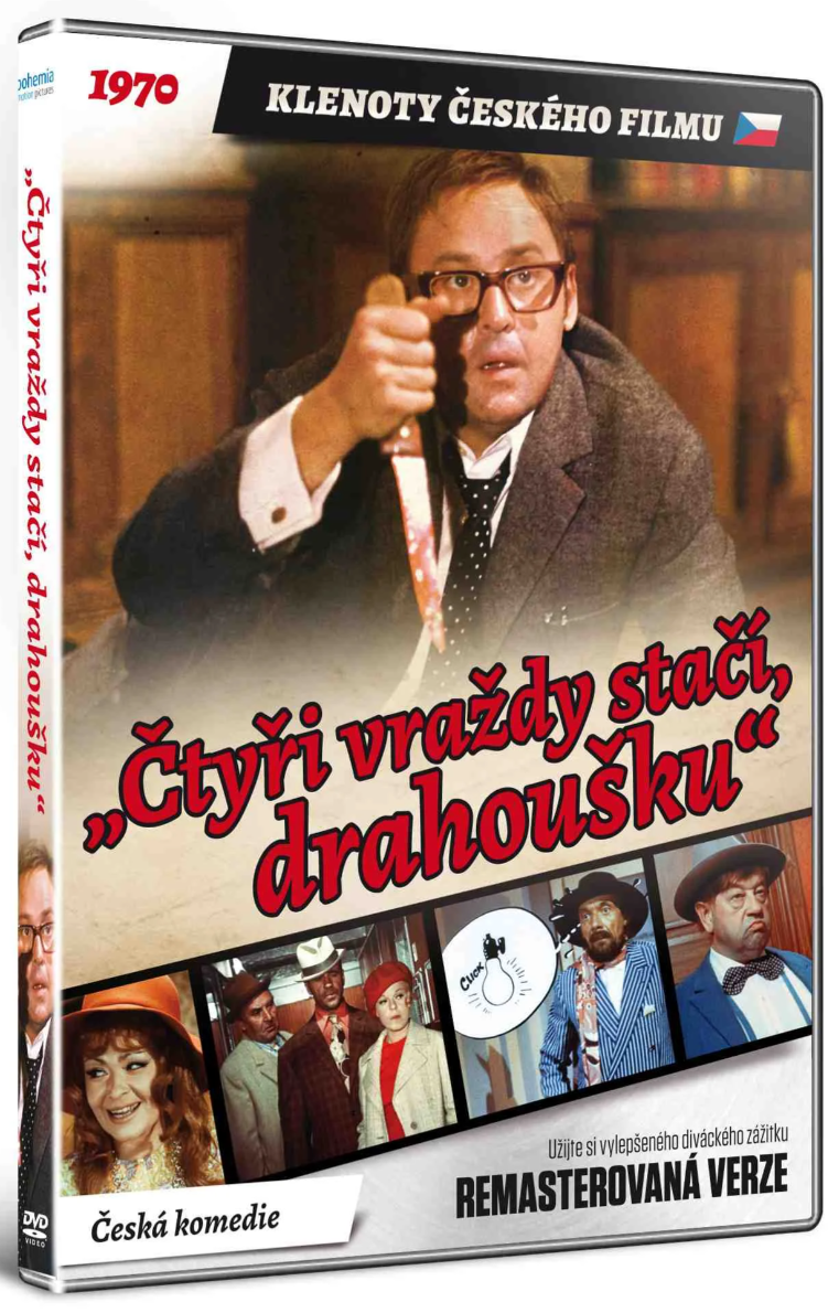 Four Murders Are Enough, Darling / Ctyri vrazdy staci, drahousku Remastered DVD