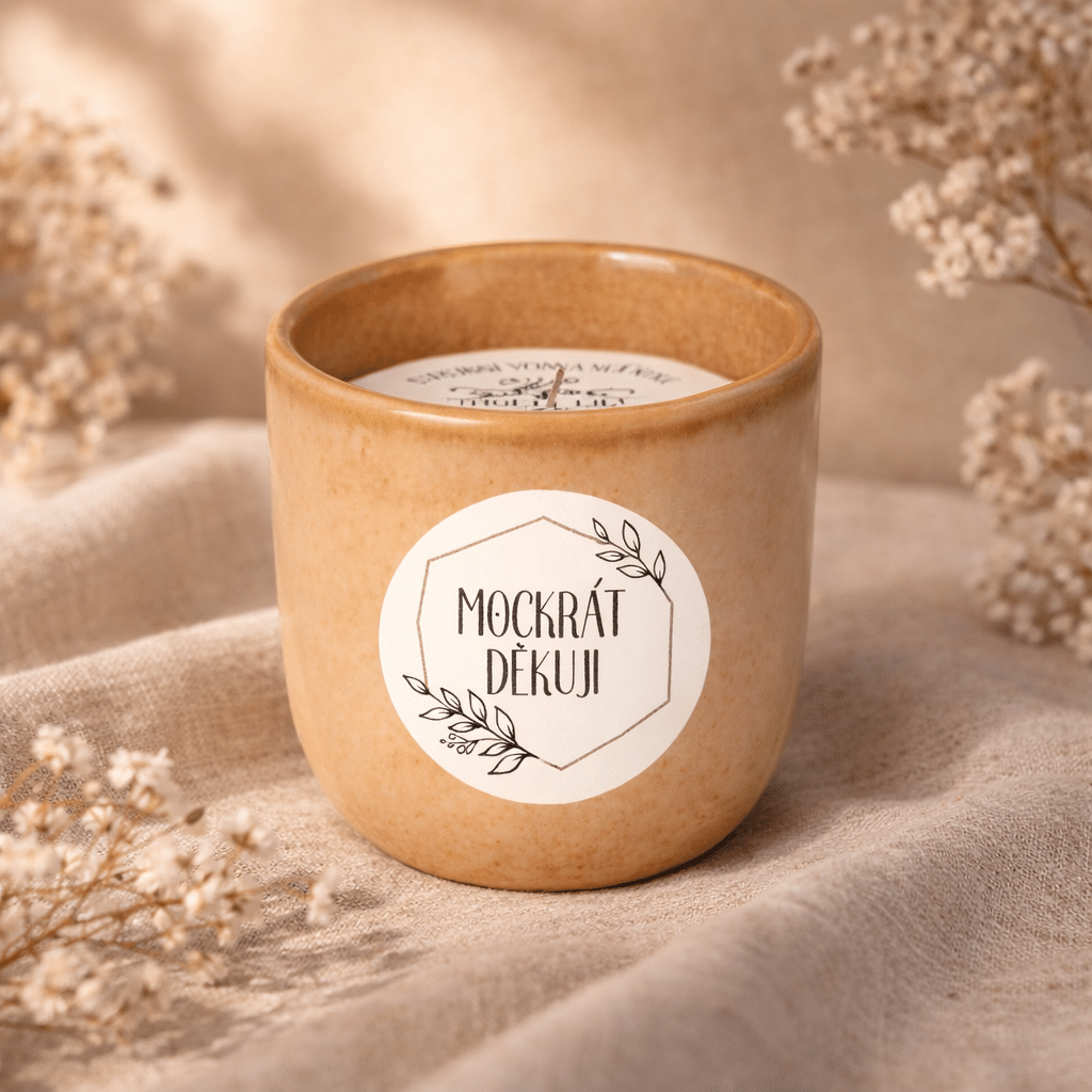 Ceramic Scented Candle 200 g – Thank You Very Much