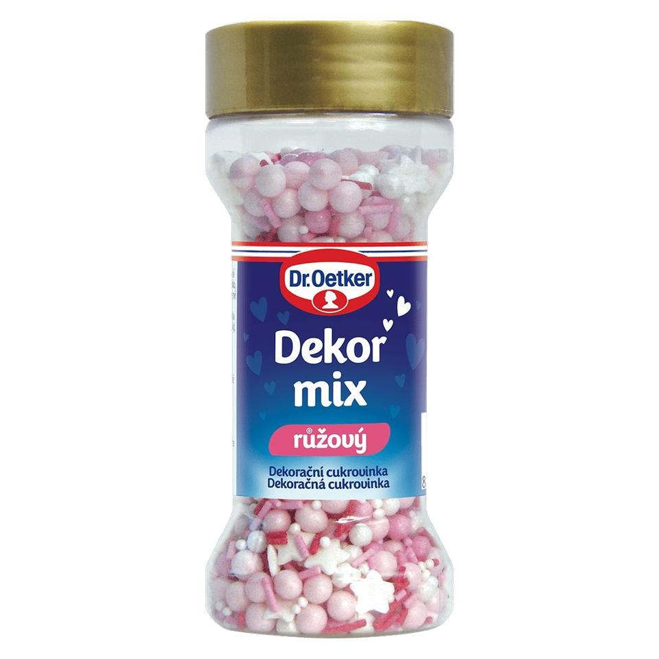 Dr. Oetker Pink Decor Mix Sprinkles