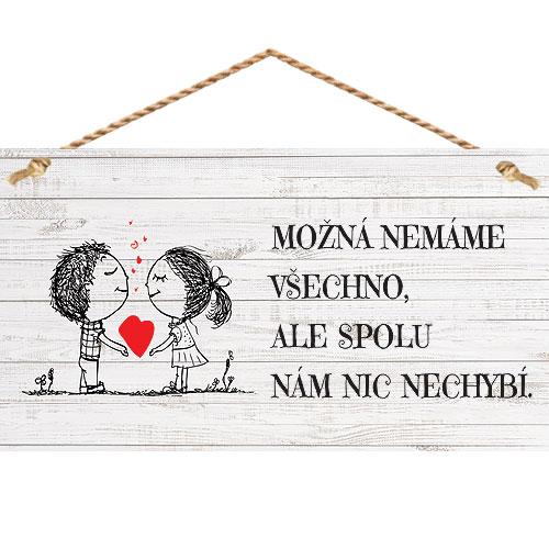 Hanging Decorative Picture – Together We Lack Nothing