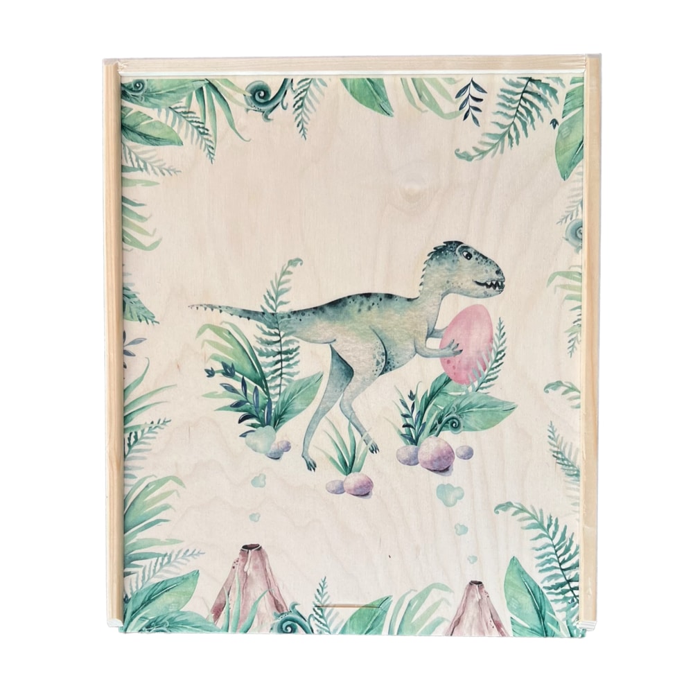 Wooden Gift Box for Children – Dinosaurs