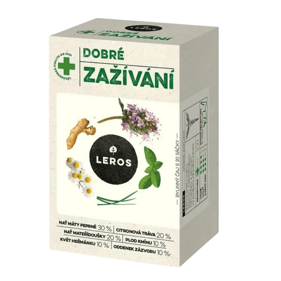 LEROS Good Digestion Herbal Tea / Bylinny caj Dobre zazivani