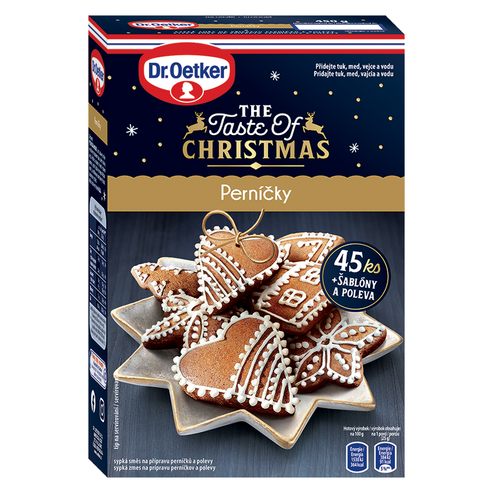 Dr.Oetker Gingerbread Cookie Mix with Icing / Smes na pernicky s polevou