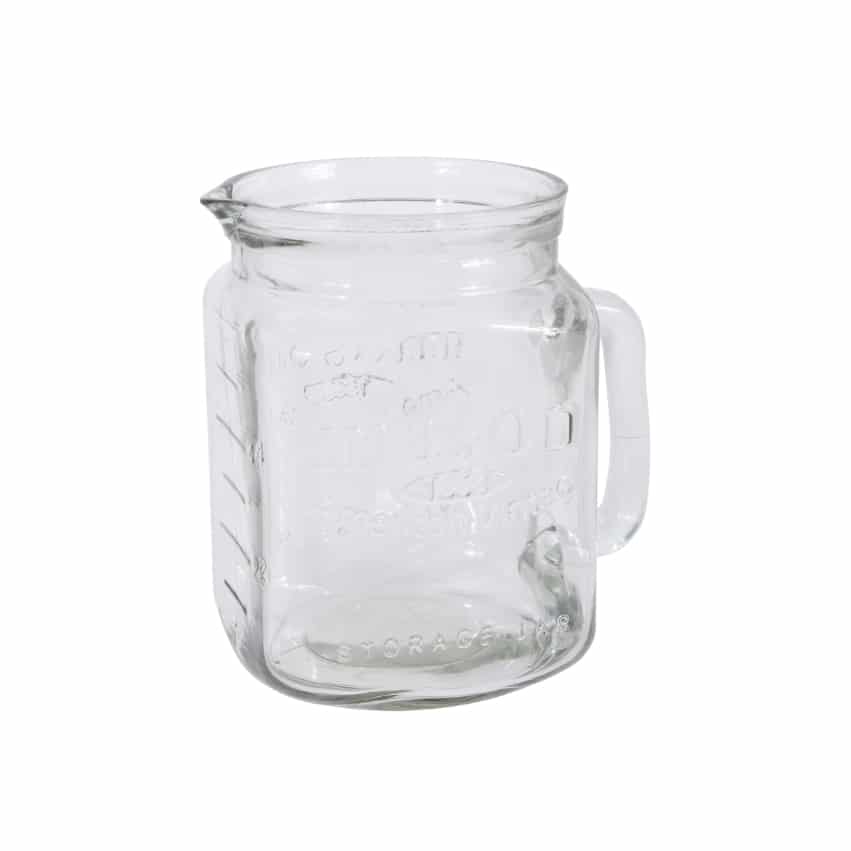 Glass Mason Jug