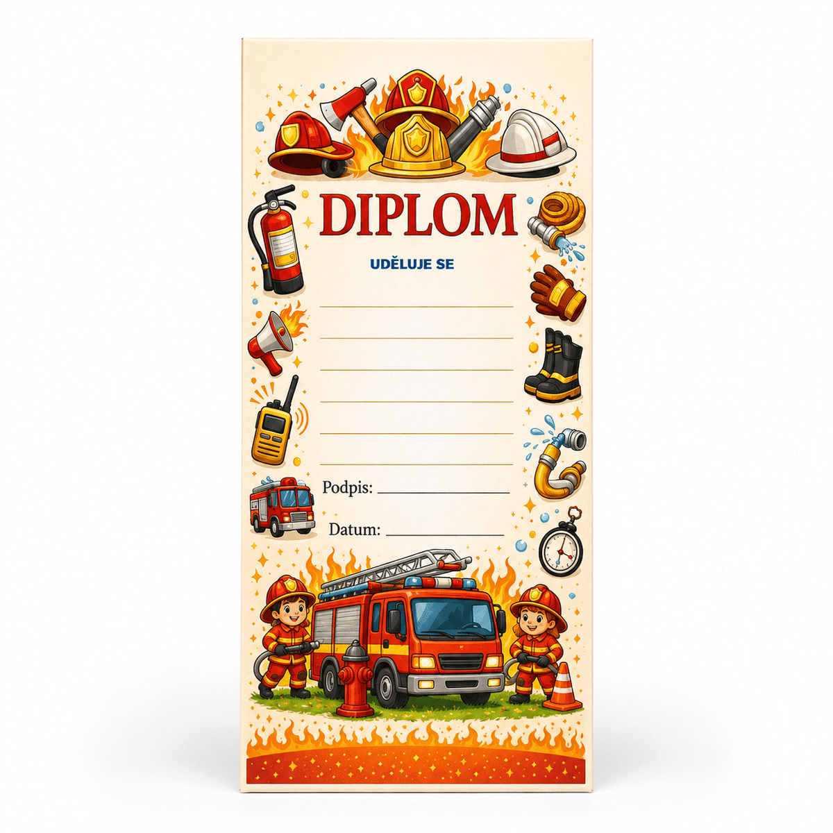 Milk Chocolate 100 g – Firefighter Diploma