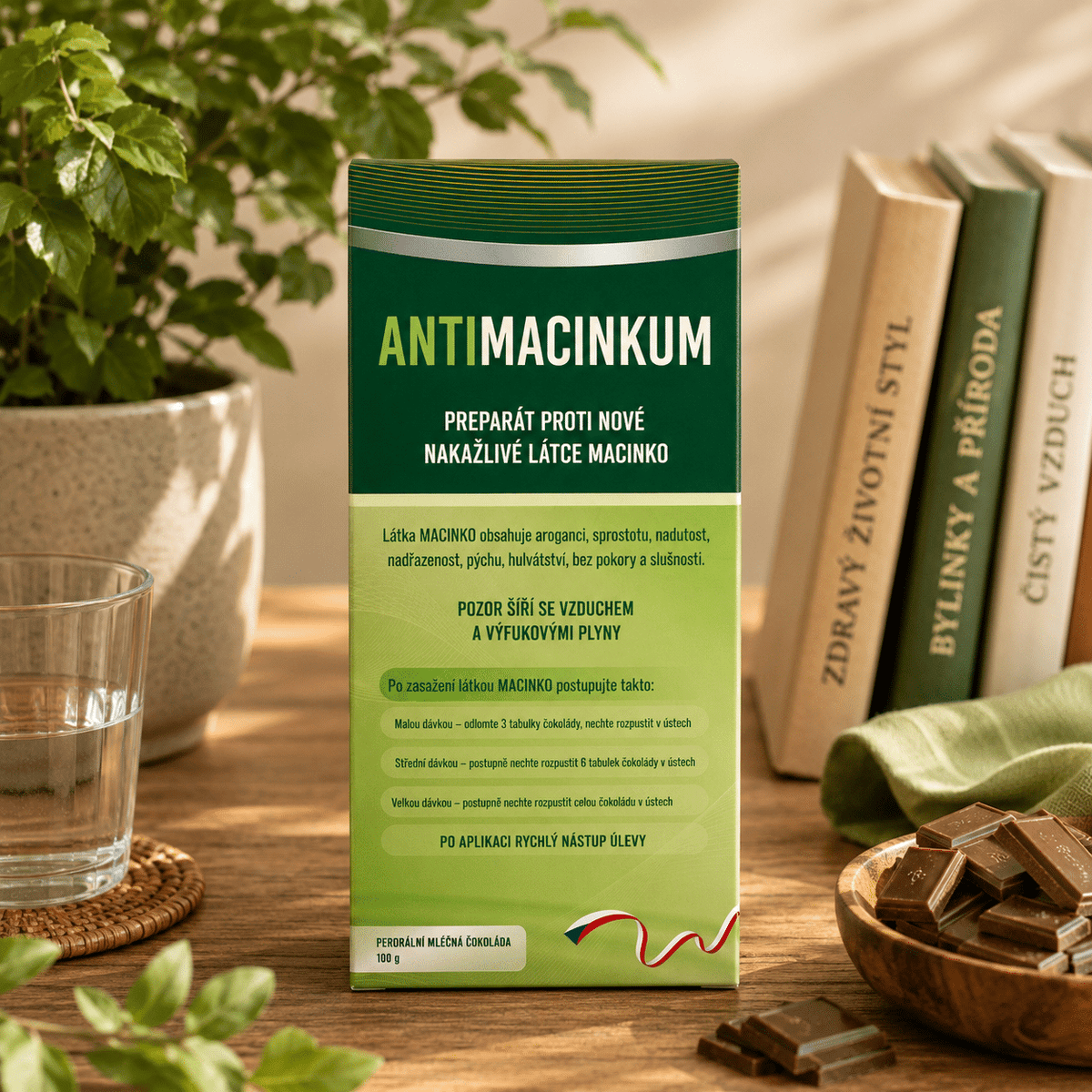 AntiMacinkum Milk Chocolate Gift, 100 g