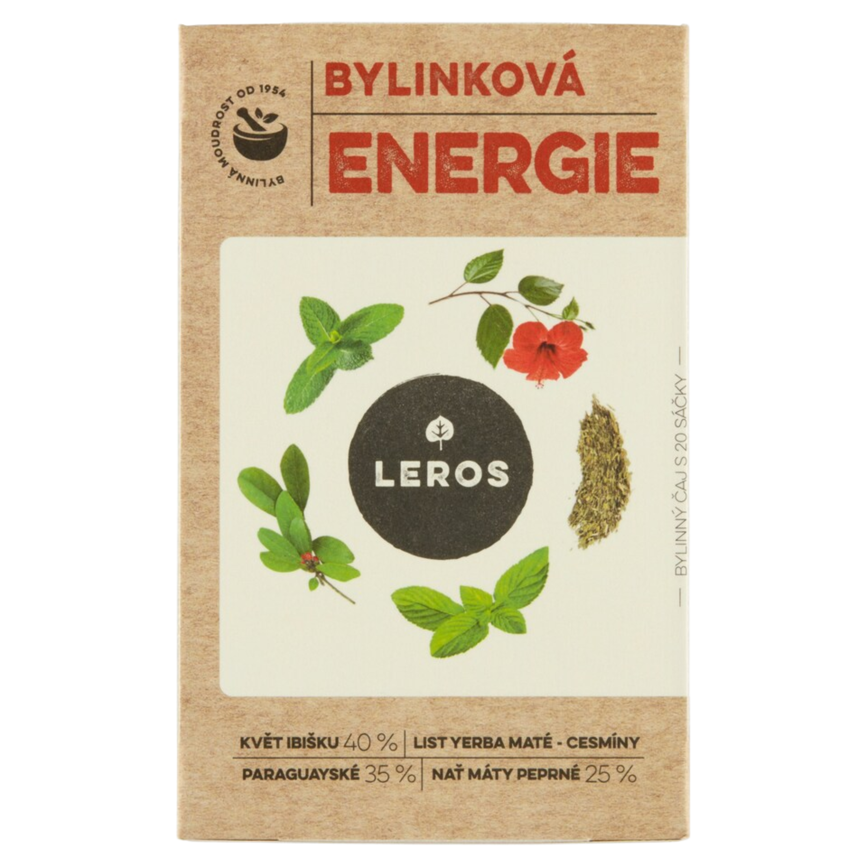 LEROS Herbal Energy Tea / Bylinny energeticky caj