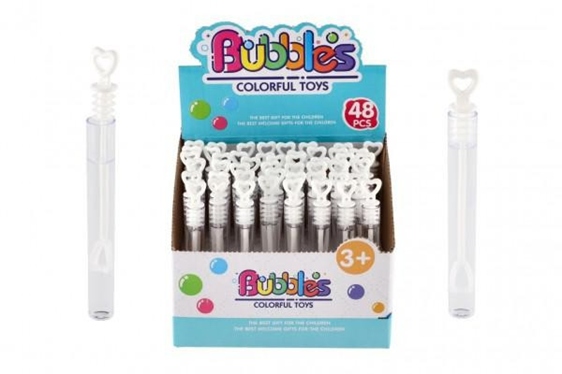 Bublifuk mini gelový  5 ml bílý svatební