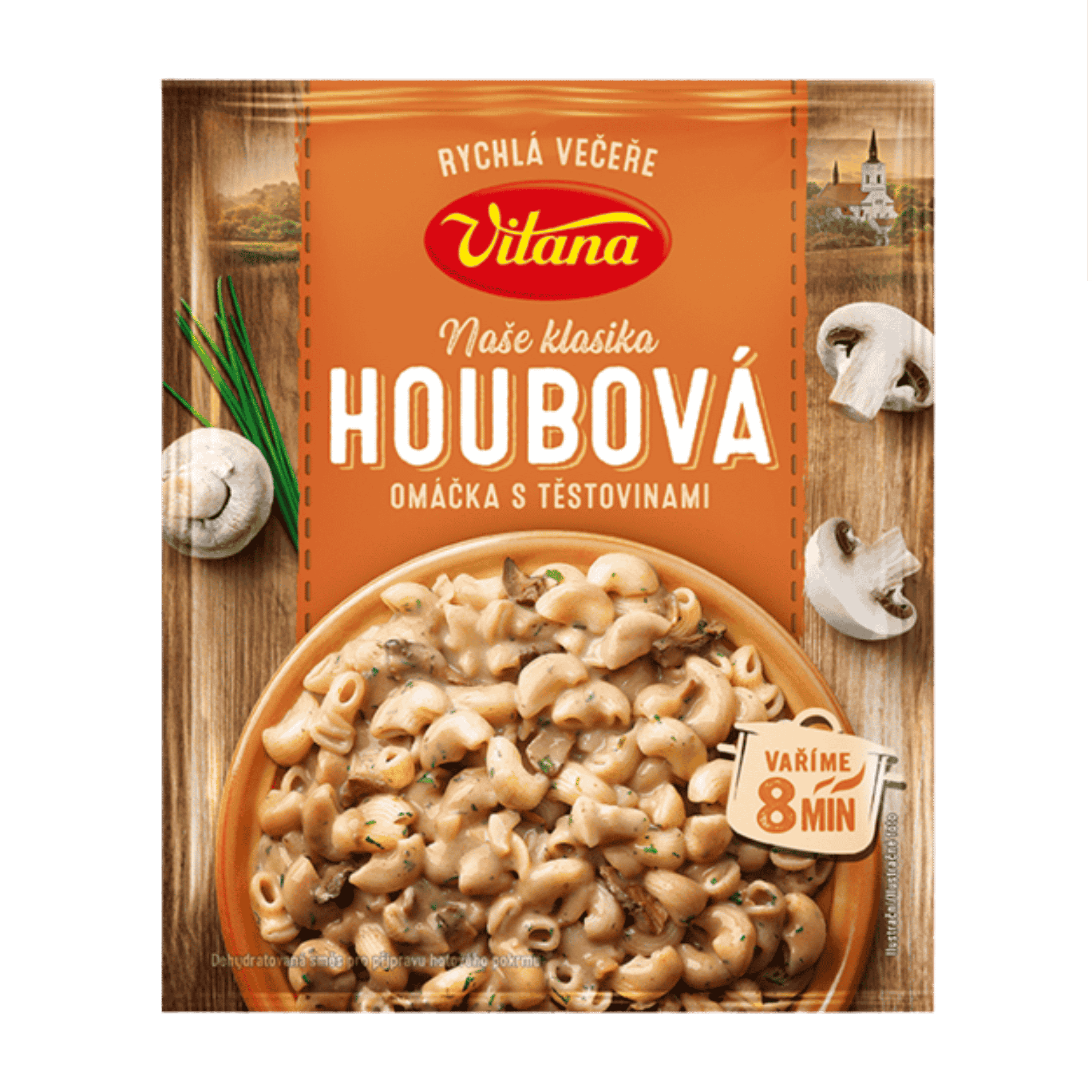Vitana Mushroom Sauce with Pasta / Houbova omacka s testovinami