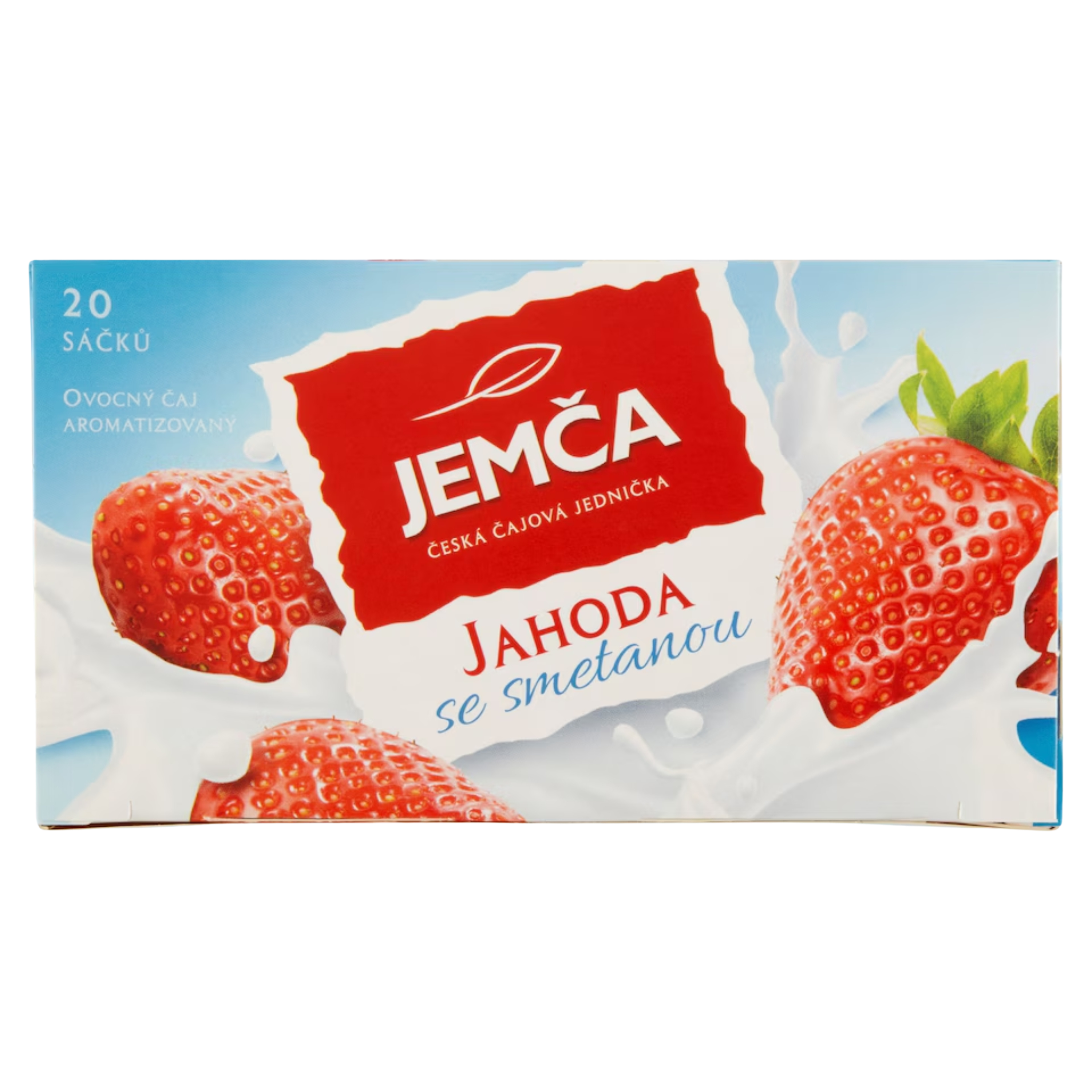 JEMCA Strawberry & Cream Fruit Tea / Ovocny caj Jahoda se smetanou