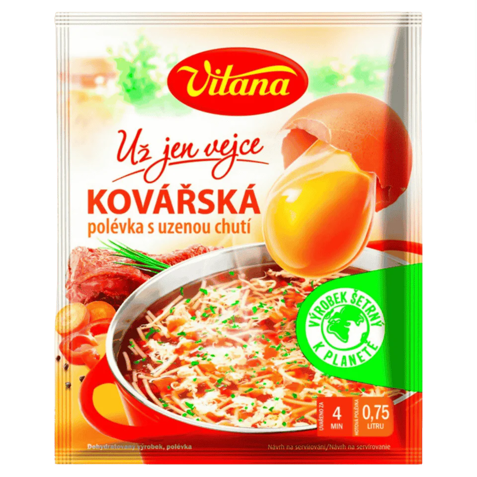 Vitana Smoked Kovarska Soup Just Add Egg / Uz jen vejce uzena kovarska polevka