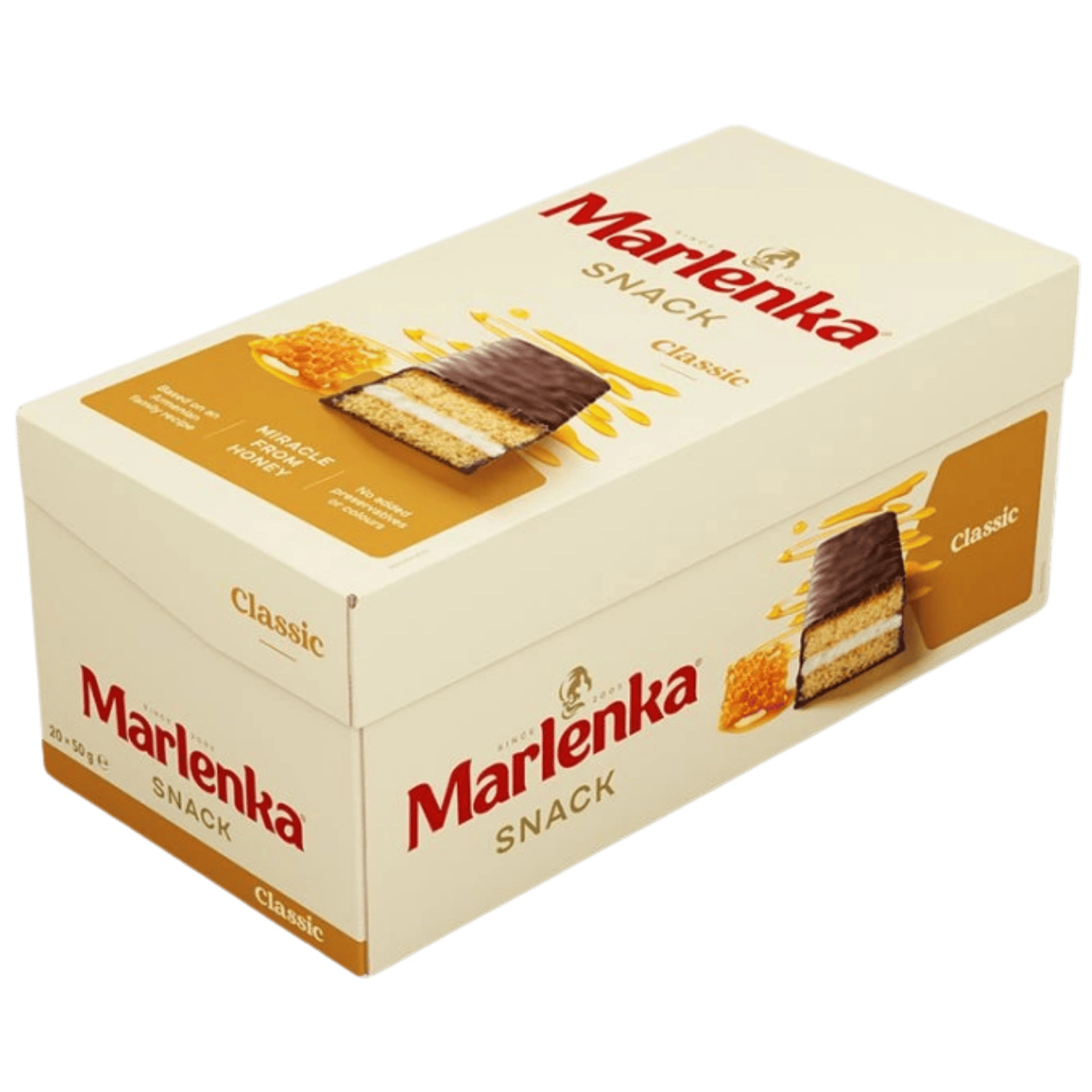 Marlenka Honey Snack – Box / Medova svacinka – krabice