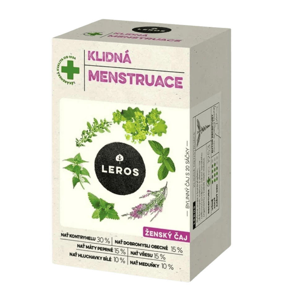 LEROS Calm Menstruation Herbal Tea / Klidna menstruace bylinny caj