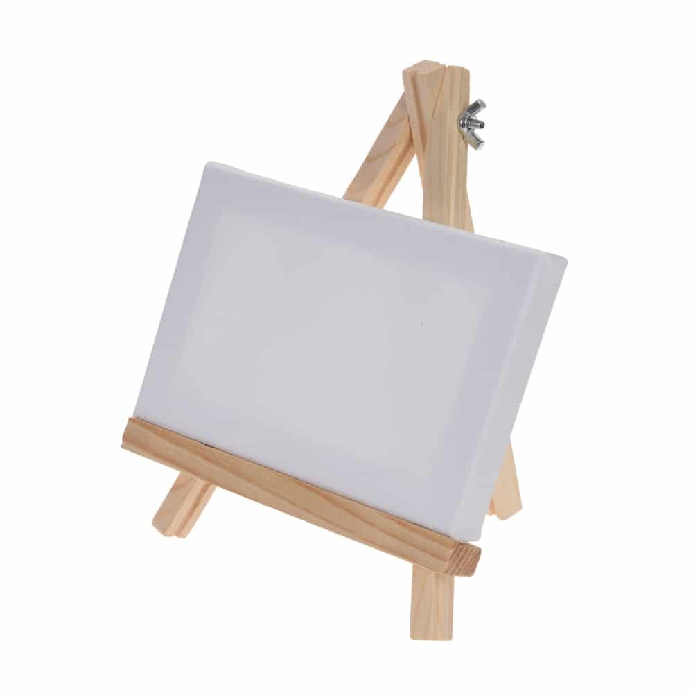 Mini Painting Easel with Canvas