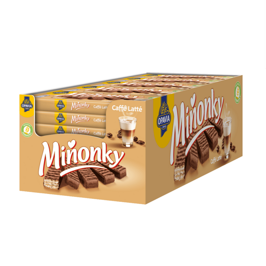 Opavia Minonky Caffe Latte / Minonky Caffe Latte Pack of 35 pcs