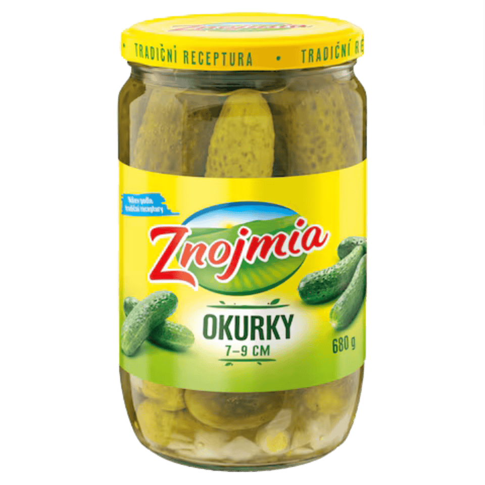 Znojmia Pickled Cucumbers 7–9 cm / Sterilovane okurky 7–9 cm