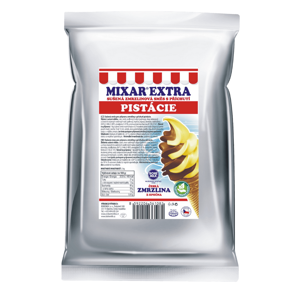 BOHEMILK, a.s. MIXAR® EXTRA Pistachio Ice-Cream Mix – Opocno / MIXAR® EXTRA pistaciova smes na zmrzlinu – Opocno
