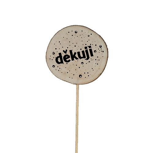 Wooden Plant Stake and Decoration, Thank You