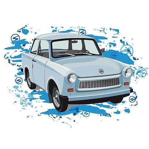 Retro Trabant 601 T-shirt
