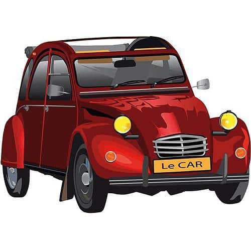Retro Citroen 2CV Duck T-shirt
