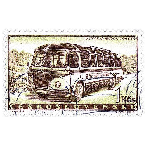 Retro T-shirt with RTO Bus Print