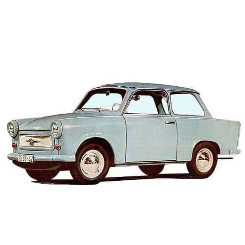 Grey Retro Trabant 601 T-shirt