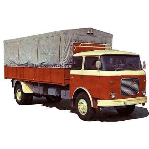 Retro T-shirt with Liaz 706 Truck Print