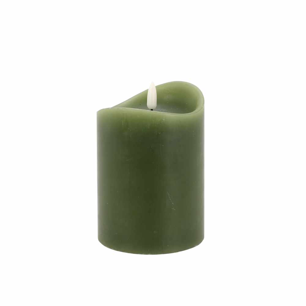 Realistic Green LED Candle