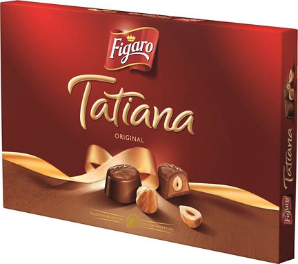 Figaro chocolates Tatiana, milk chocolate 172g