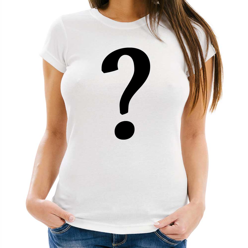 Women's White T-shirt with Custom Print