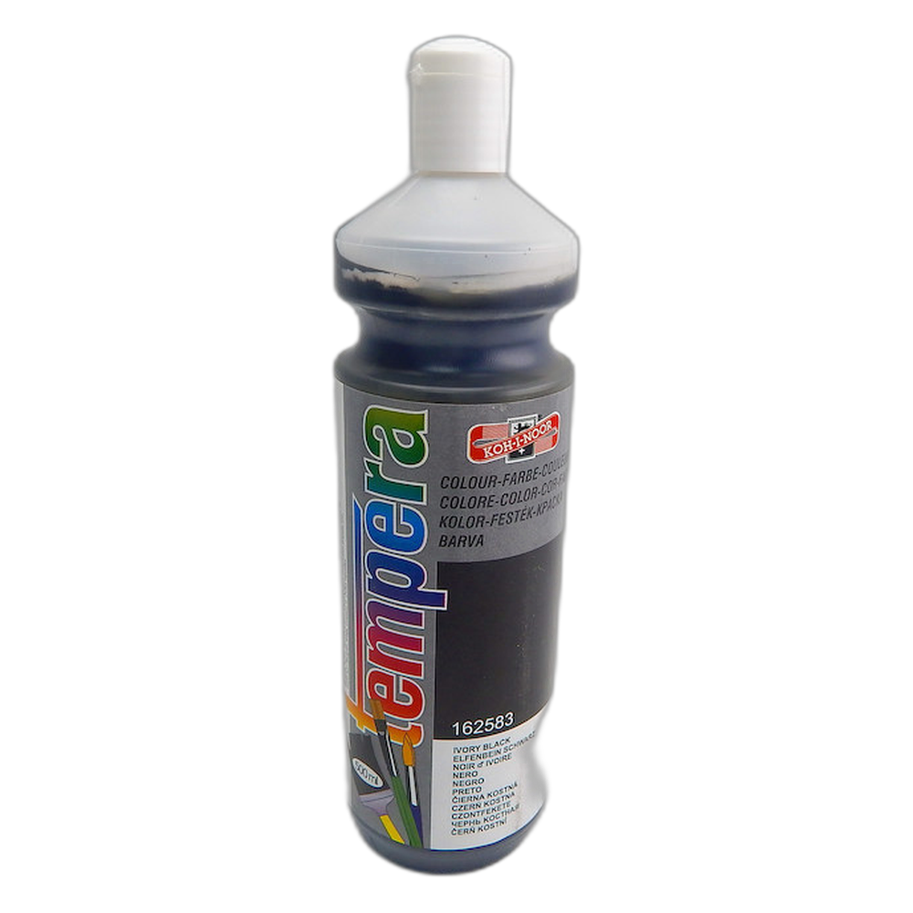 Koh-i-Noor Tempera Paint 500 ml 1700 Bone Black