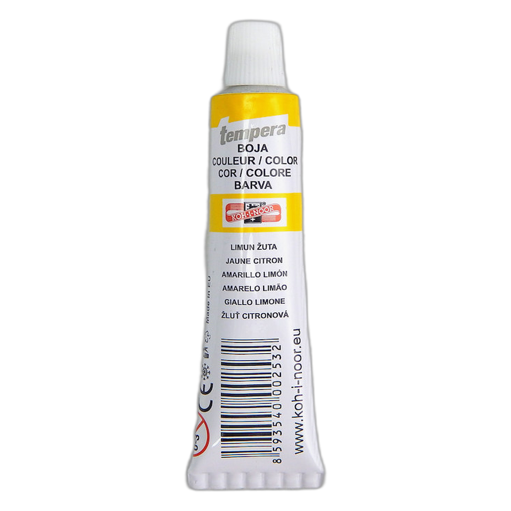 Koh-i-Noor Tempera Paint 16 ml 1200 Lemon Yellow
