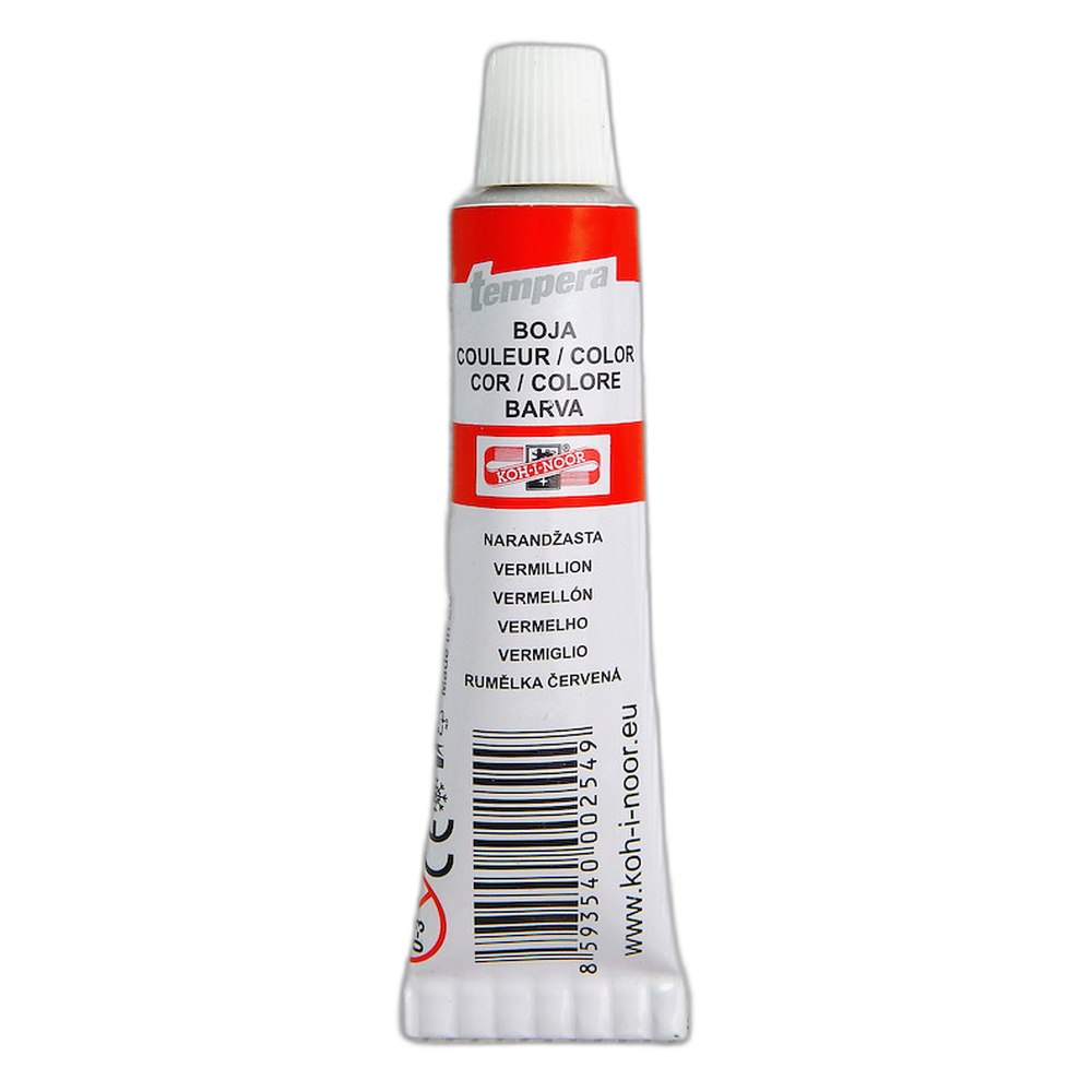 Koh-i-Noor Tempera Paint 16 ml 1300 Vermilion Red