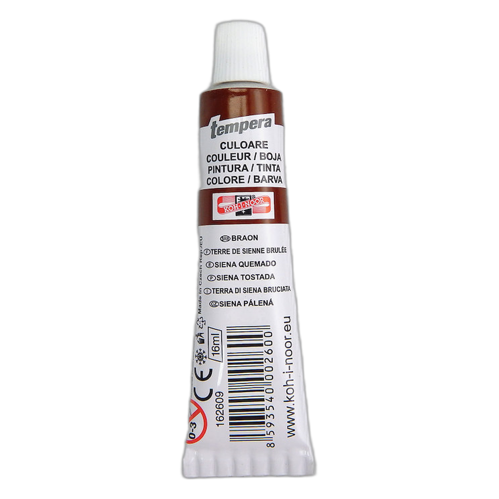 Koh-i-Noor Tempera Paint 16 ml 1630 Burnt Sienna