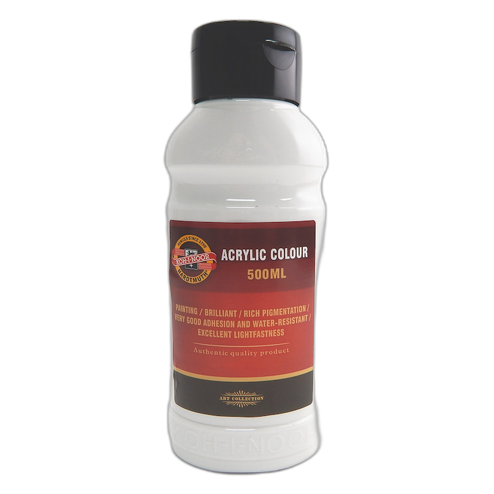 Koh-i-Noor Acrylic Paint 500 ml 0100 White