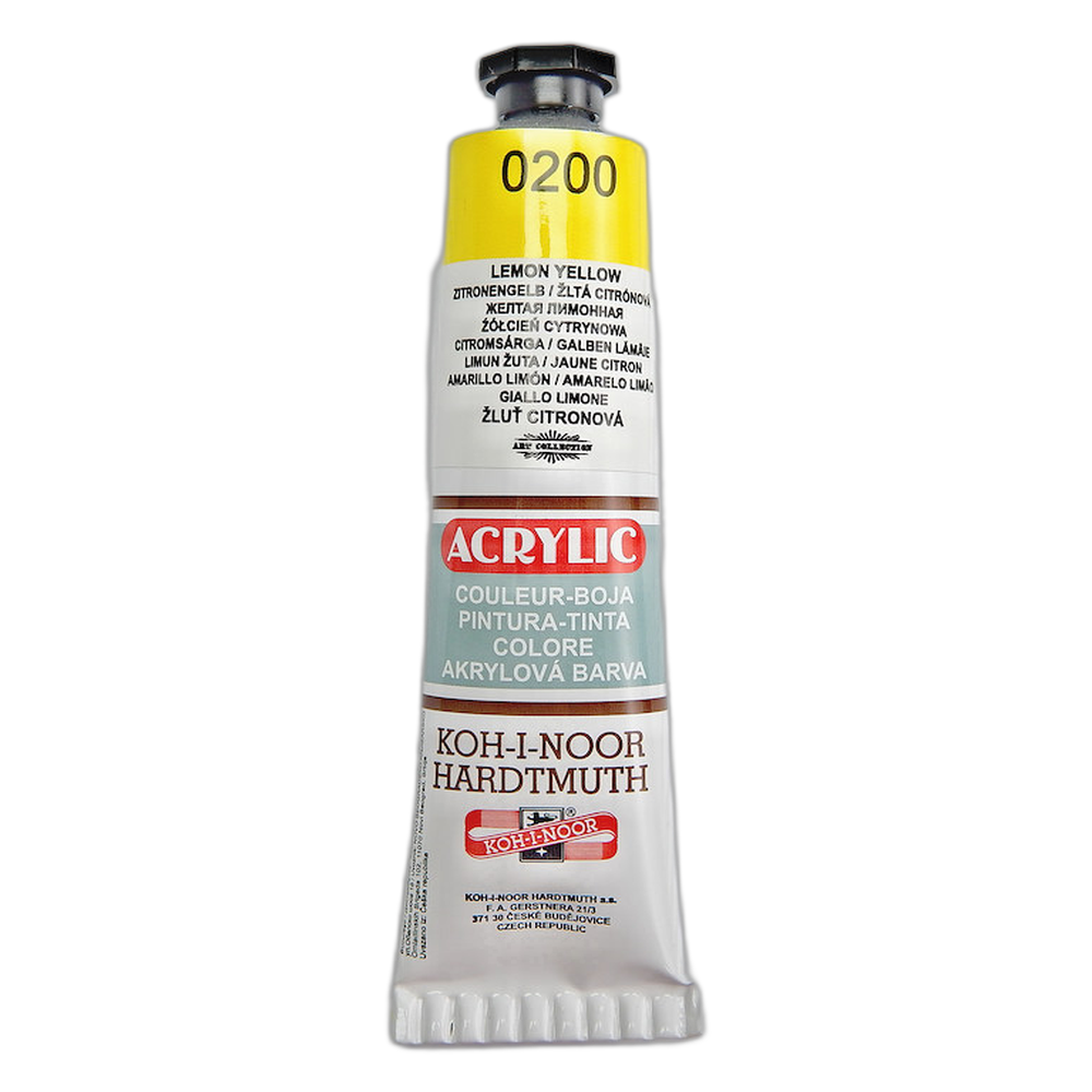 Koh-i-Noor Acrylic Paint 40 ml 0200 Lemon Yellow