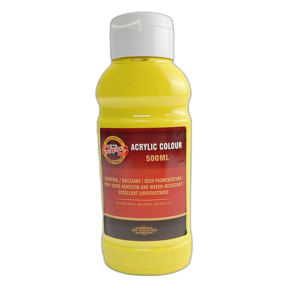 Koh-i-Noor Acrylic Paint 500 ml 0200 Lemon Yellow