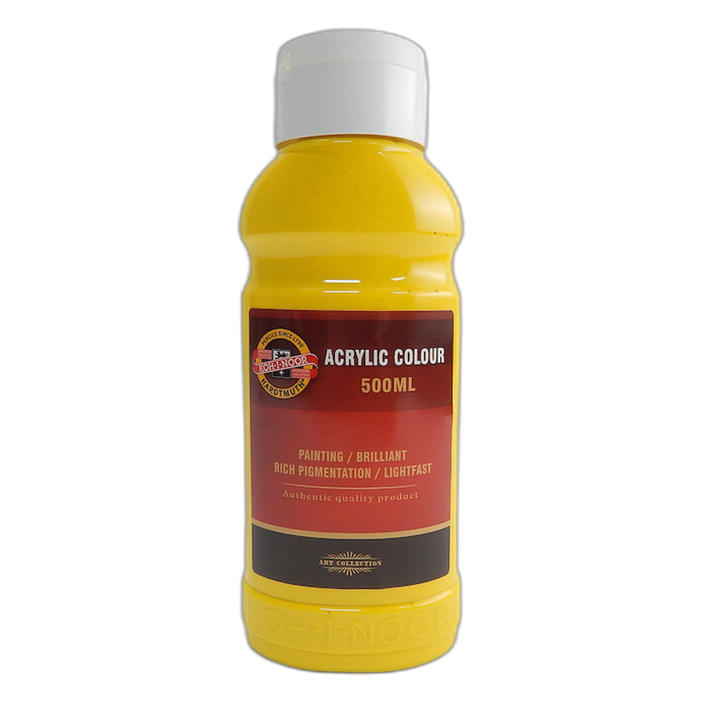 Koh-i-Noor Acrylic Paint 500 ml 0210 Dark Yellow