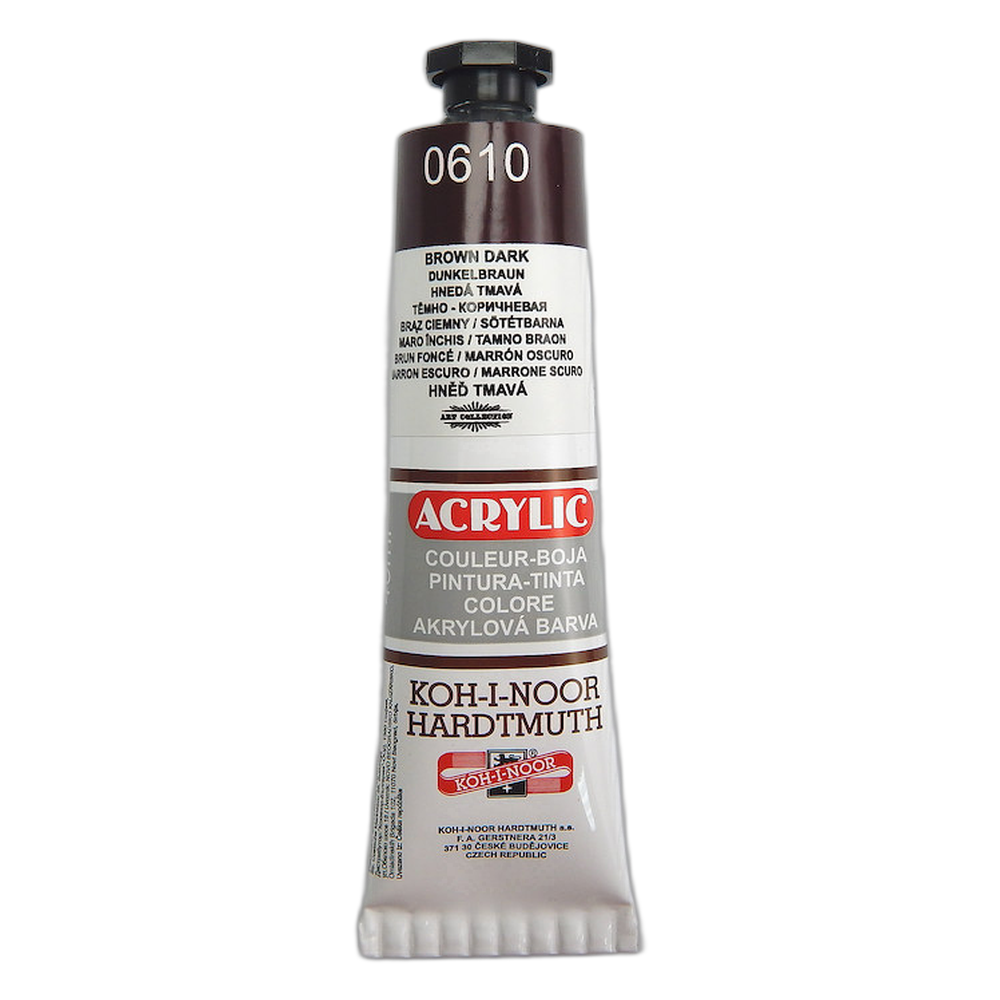 Koh-i-Noor Acrylic Paint 40 ml 0610 Dark Brown
